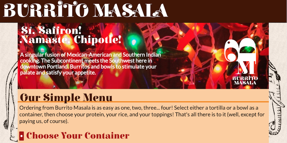 Burrito Masala screenshot